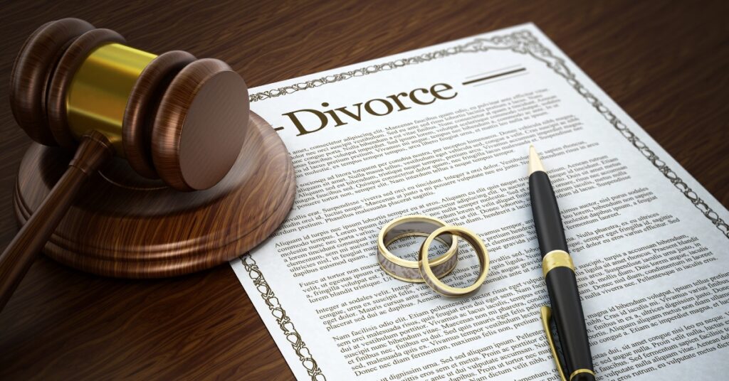 divorce papers