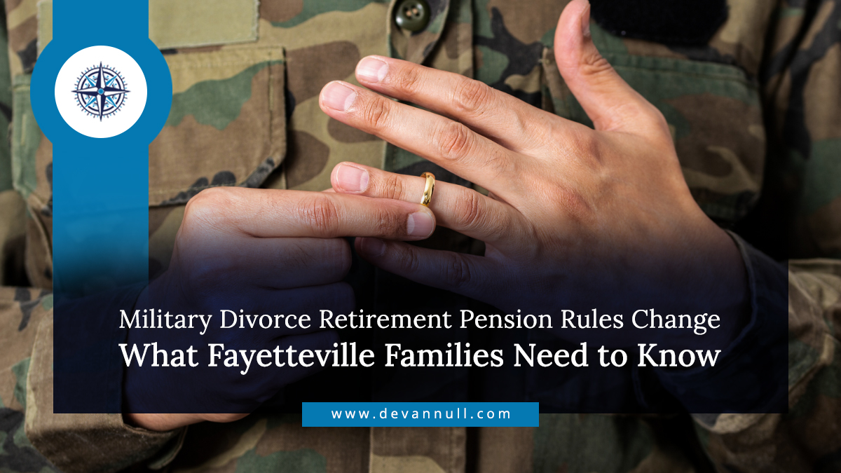 military divorce retirement